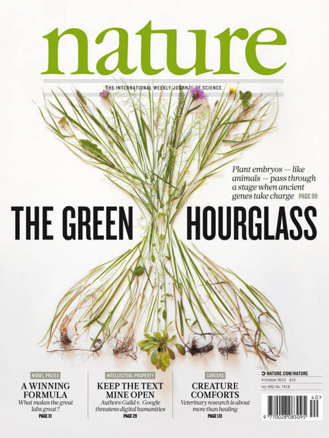 Sanduhrmodell ist Titelstory bei Nature