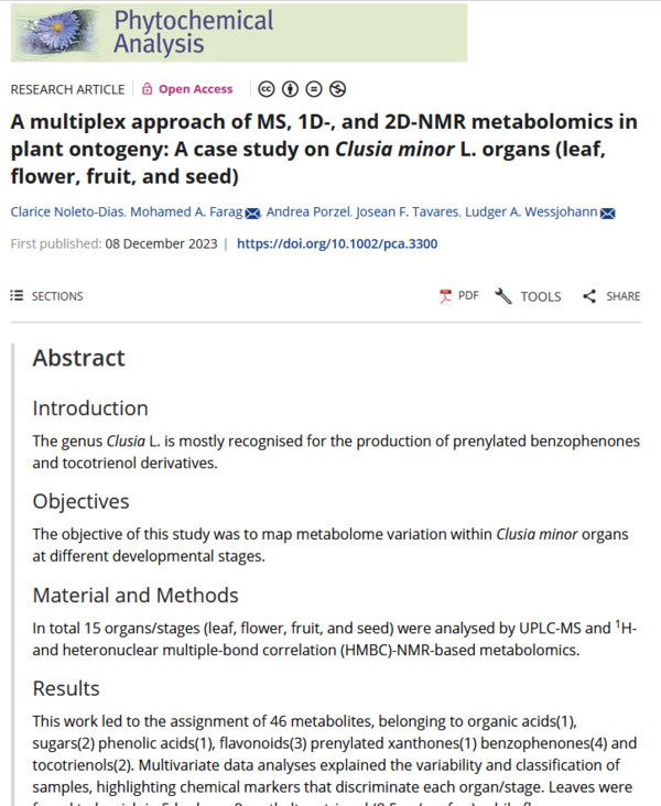 +++ Newsticker Wissenschaft #163 +++ Metabolomics +++